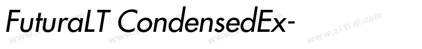 FuturaLT CondensedEx字体转换